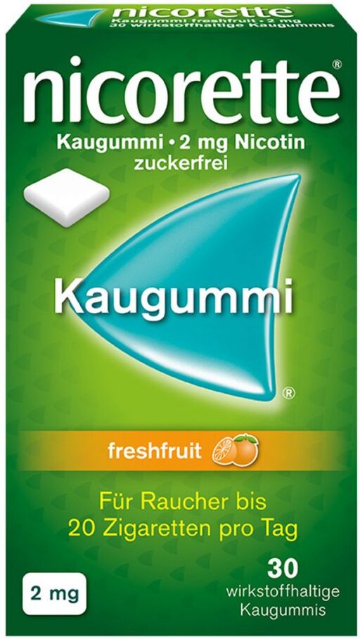 nicorette® Kaugummi 2 mg freshfruit 30stk