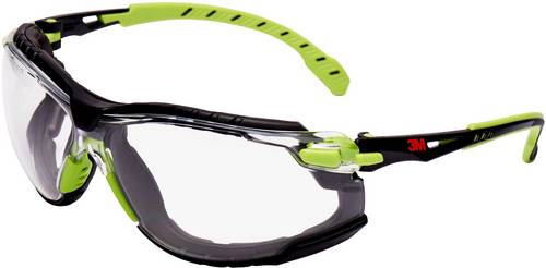 3M Solus S1201SGAFKT Schutzbrille mit Antibeschlag-Schutz Schwarz, Grün EN 166 DIN 166
