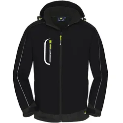 Workwear Softshell-Jacke "Montana" - XS - schwarz