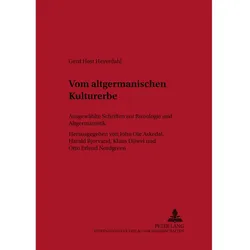 Vom altgermanischen Kulturerbe, Fachbücher von Gerd Host Heyerdahl