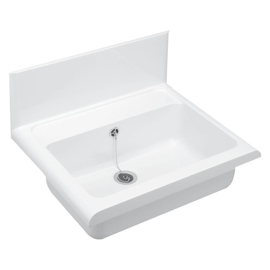 Cornat Lavabo da Parete con Raccordi di Scarico (550 mm) (WAGB5500)
