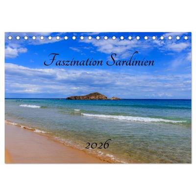 Faszination Sardinien (Tischkalender 2026 DIN A5 quer), CALVENDO Monatskalender
