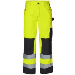 Multinorm Bundhose "2235-825" Safety+ Kl. 2 gelb/schwarz - 90 - gelb