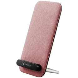 Xlayer Wireless Desktop Charger (10 W), Wireless Charger, Rosa