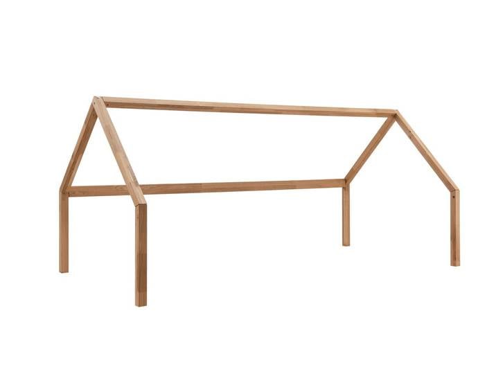 Ben 'N' Jen Hausaufsatz (für Bodenbett) INFANSKIDS, buche, Massivholz