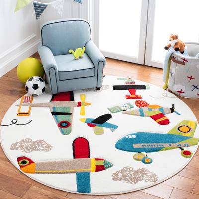 SAFAVIEH Carousel Kids Ardak Airplane Rug