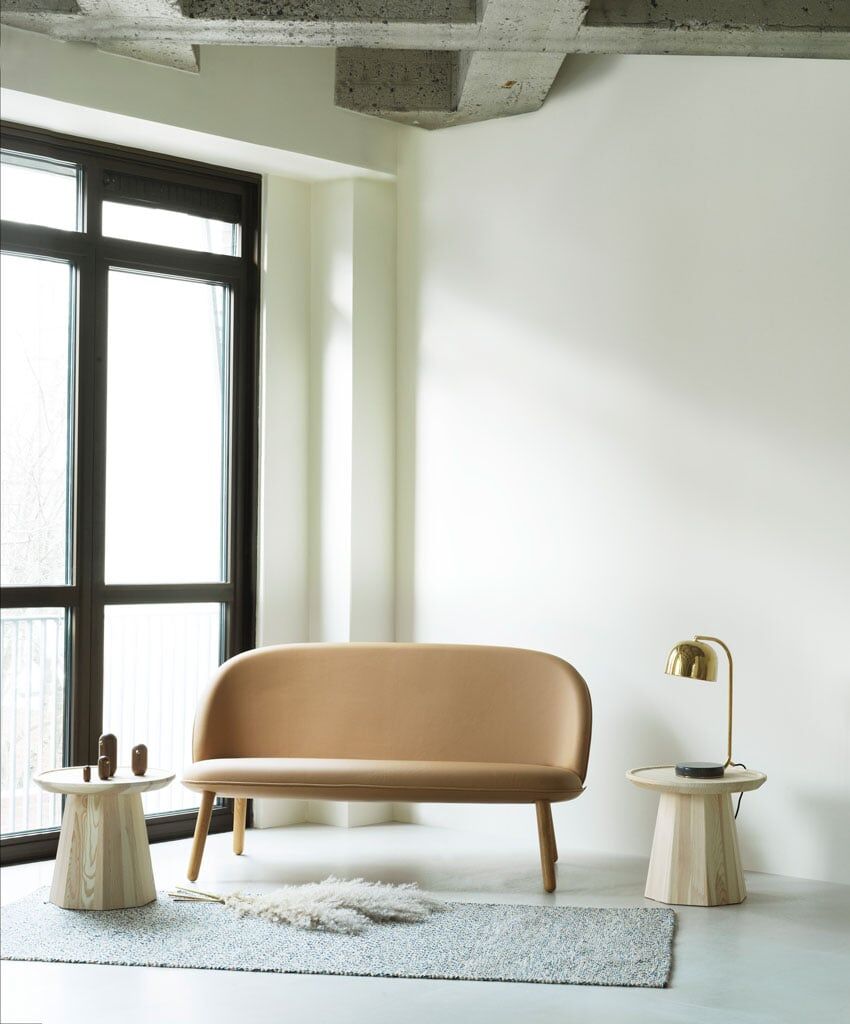 Normann Copenhagen Beistelltisch (Ø 65cm, rosa) Ø 65cm   rosa