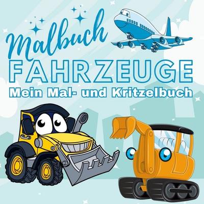 XXL Malbuch Fahrzeuge - Mein Mal- und Kritzelbuch, Taschenbuch von Inspirations Lounge, Lucid Page Media, 978-3-691-04208-5