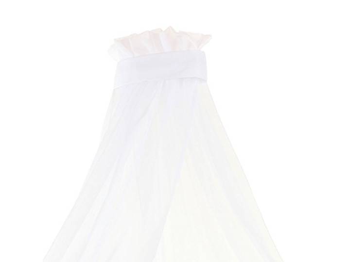 babybay Himmel Piqué mit Band passend für alle Modelle bis 96 cm Länge, weiß