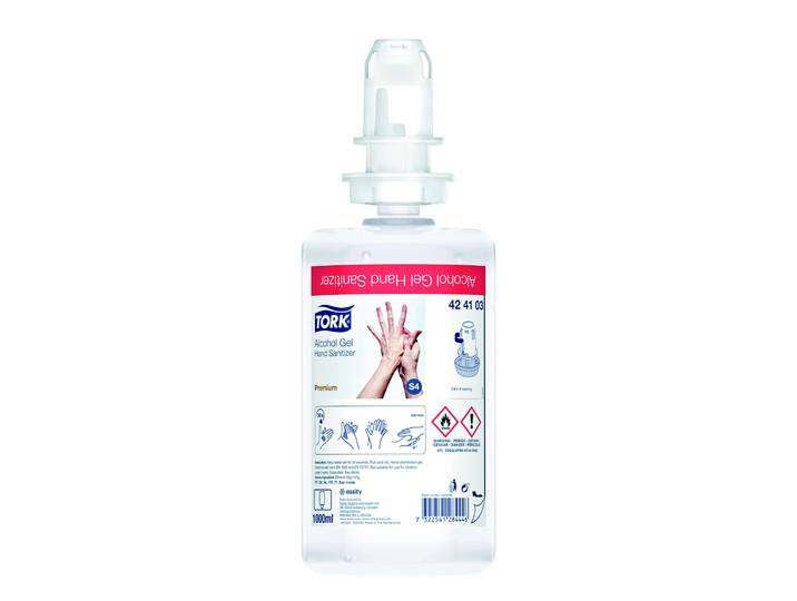 Gel hydroalcoolique Tork, lot de 6 cartouches, 1L