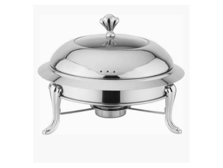 wärmebehälter Runder Chafing Dish, Chafing Dish Buffet Se Speisenwärmer-Chafer aus Edelstahl for Catering-Wärmeserver mit Deckel