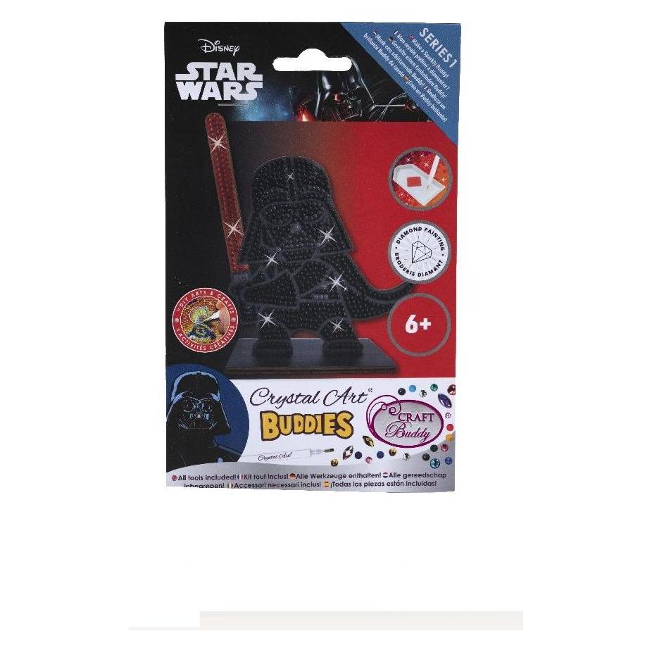 Craft Buddy Darth Vader, Crystal Art Figur ca. 11x8cm (CAFGR-SWS001)