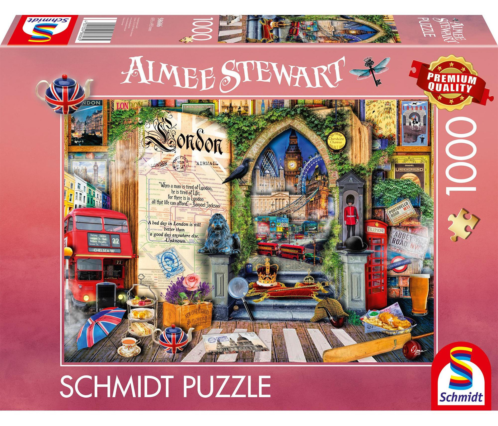 Schmidt Spiele Puzzel Herinneringen aan Londen 1000 stukjes