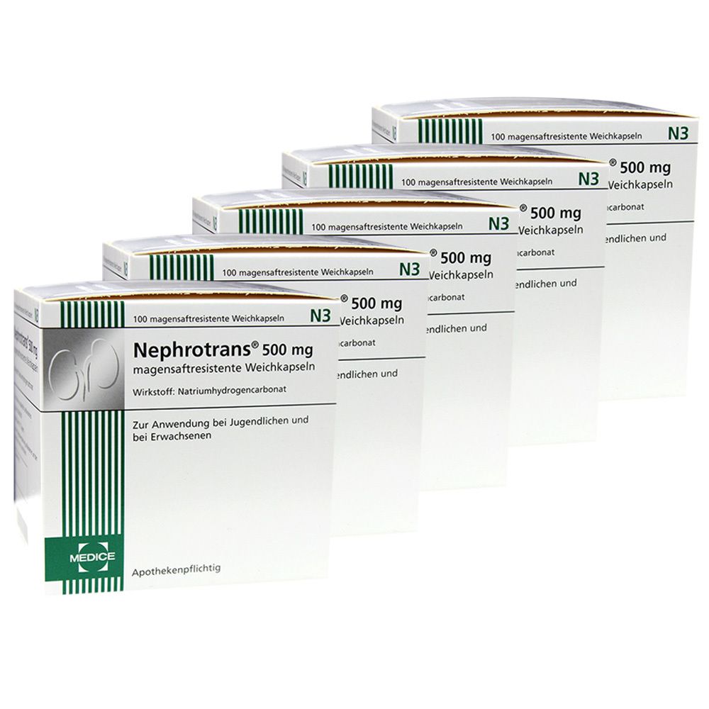Nephrotrans magensaftresistente Kapseln 5x100 St magensaftresistent