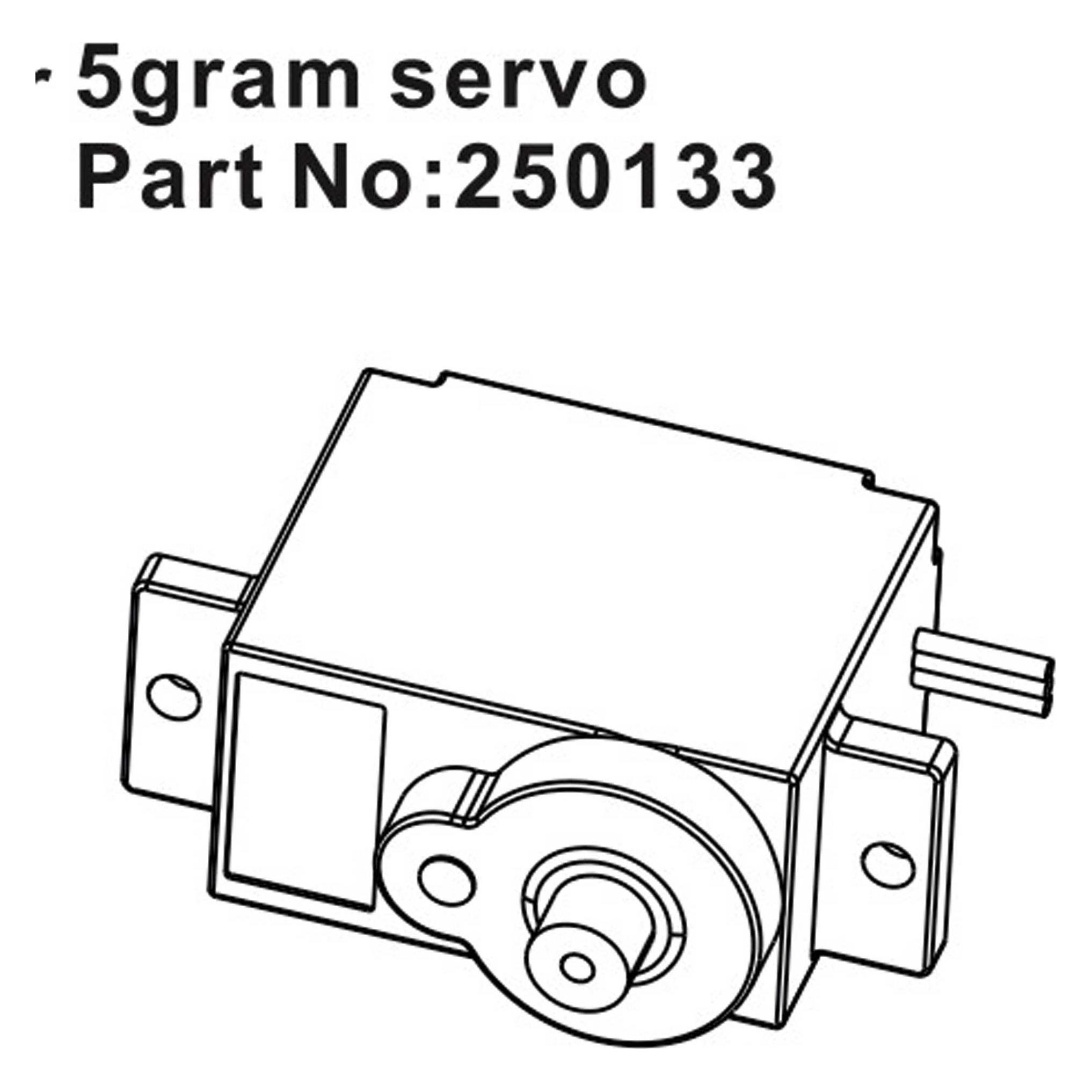 Hobby Plus RC 5g Servo (HBP250133)