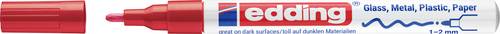 Edding 751 4-751-9-002 Lackmarker Rot 1 mm, 2mm