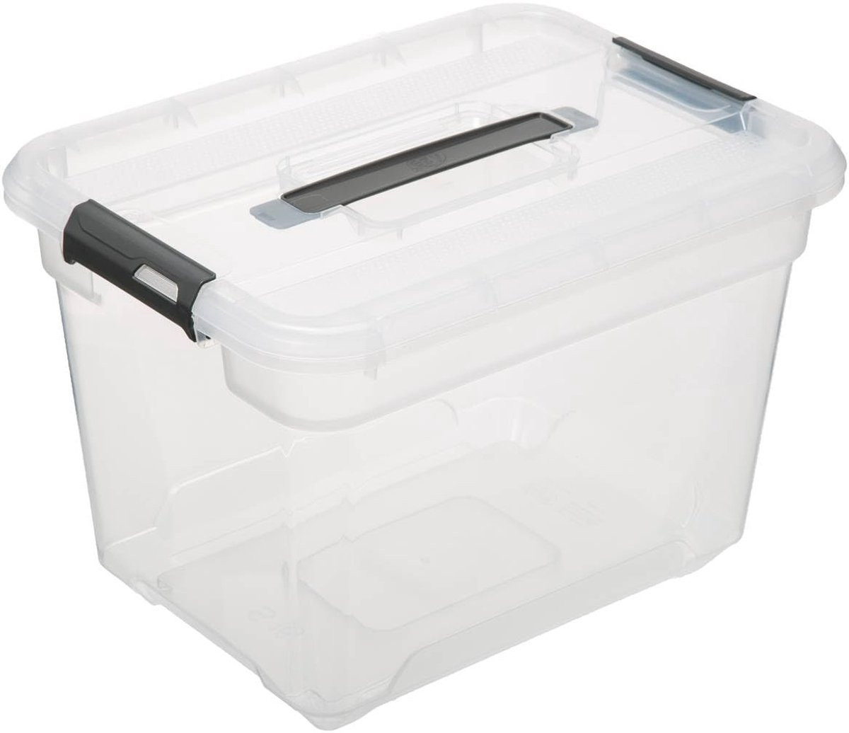 Solutions Box 18 l transparante plastic opbergbox