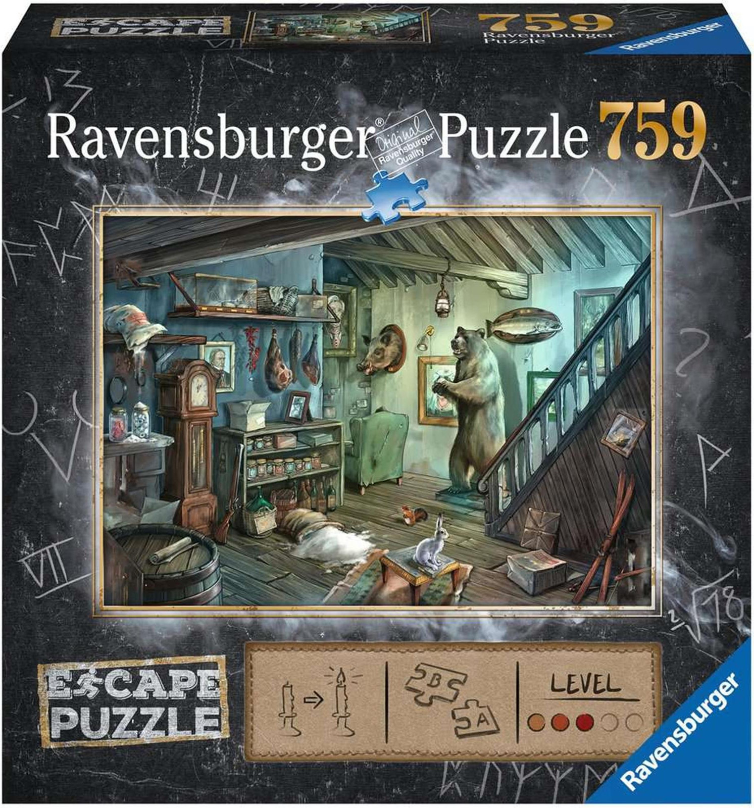 Ravensburger Puzzel 759 stukjes Dieren