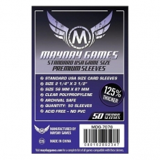 Mayday Games Premium USA Game Card Sleeves (50 Stück) 56x87mm - 7076 - Kartenhüllen 293212