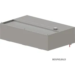 Stalgast Induktions-Wandhaube "Expert Line", 2500x1100x450 mm,  Kastenform mit LC2 Typ A Zyklonen-/Labyrinthfilter