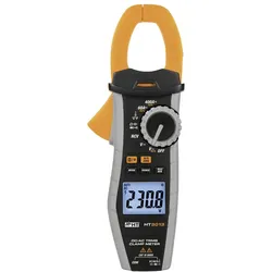 HT Instruments, Multimeter, TRMS Stromzange für AC/DC 400A Strom (CAT III 600V, Zangenstrommesser)