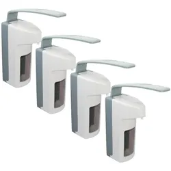 BodyProducts 4 Seifenspender für 500 ml Flaschen - LH - weiß - Desinfektionsmittelspender