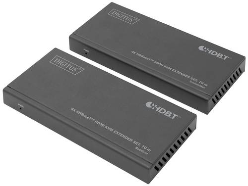 Digitus DS-55512 HDMI Adapter [1x HDMI-Buchse - 1x HDMI-Buchse] Schwarz 4K UHD