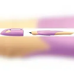 STABILO Schulfüller EASYbirdy für Rechtshänder, Feder A (Anfänger), soft pink/apricot