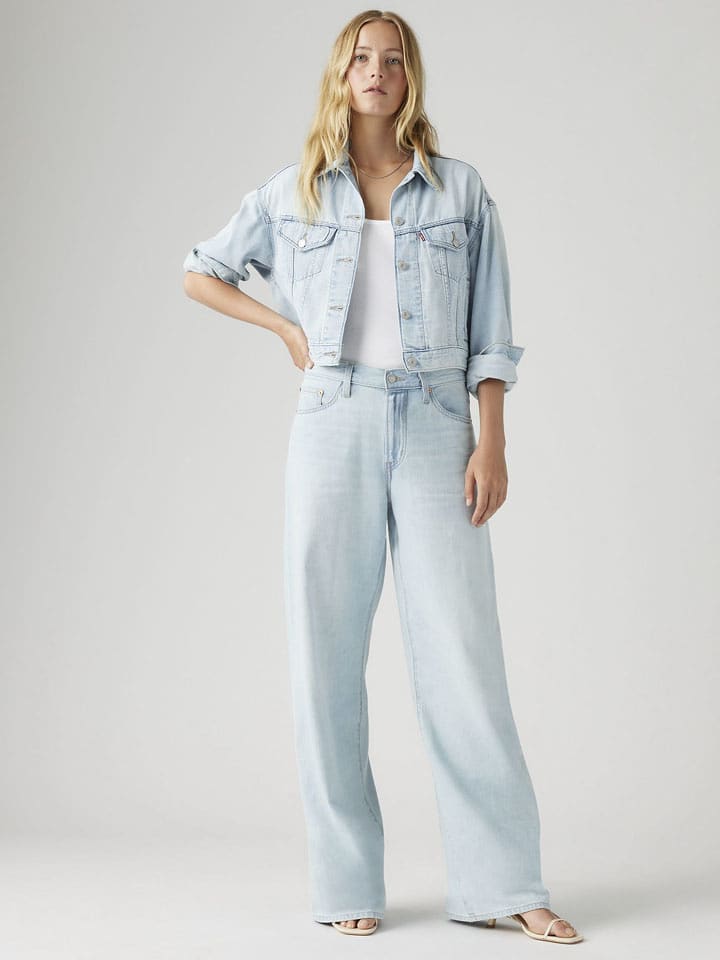 Levi's Jeans - Straight Leg - in Hellblau - W26/L29