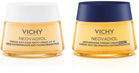 Vichy Neovadiol Crema Rassodante Anti-macchie SPF50 & Neovadiol Post-Menopausa Crema Notte 50 ml + 50 ml