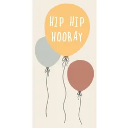 IB Laursen Serviette 10x20 cm Hip Hip Hooray, 10 x 20 cm, Packung mit 16 Stück