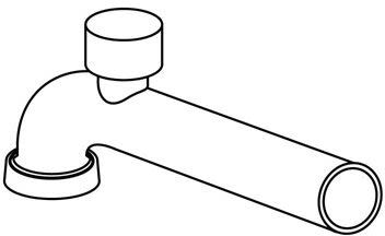Pressalit Care aerator kit for drain R2059