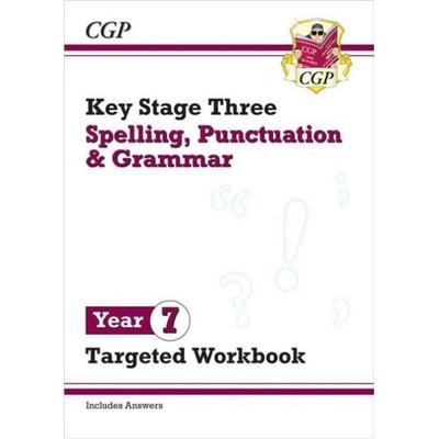 KS3 Year 7 Spelling, Punctuation and Grammar Targeted Workbook (with answers), Taschenbuch von Cgp Books, CGP Books, 978-1-83774-242-4