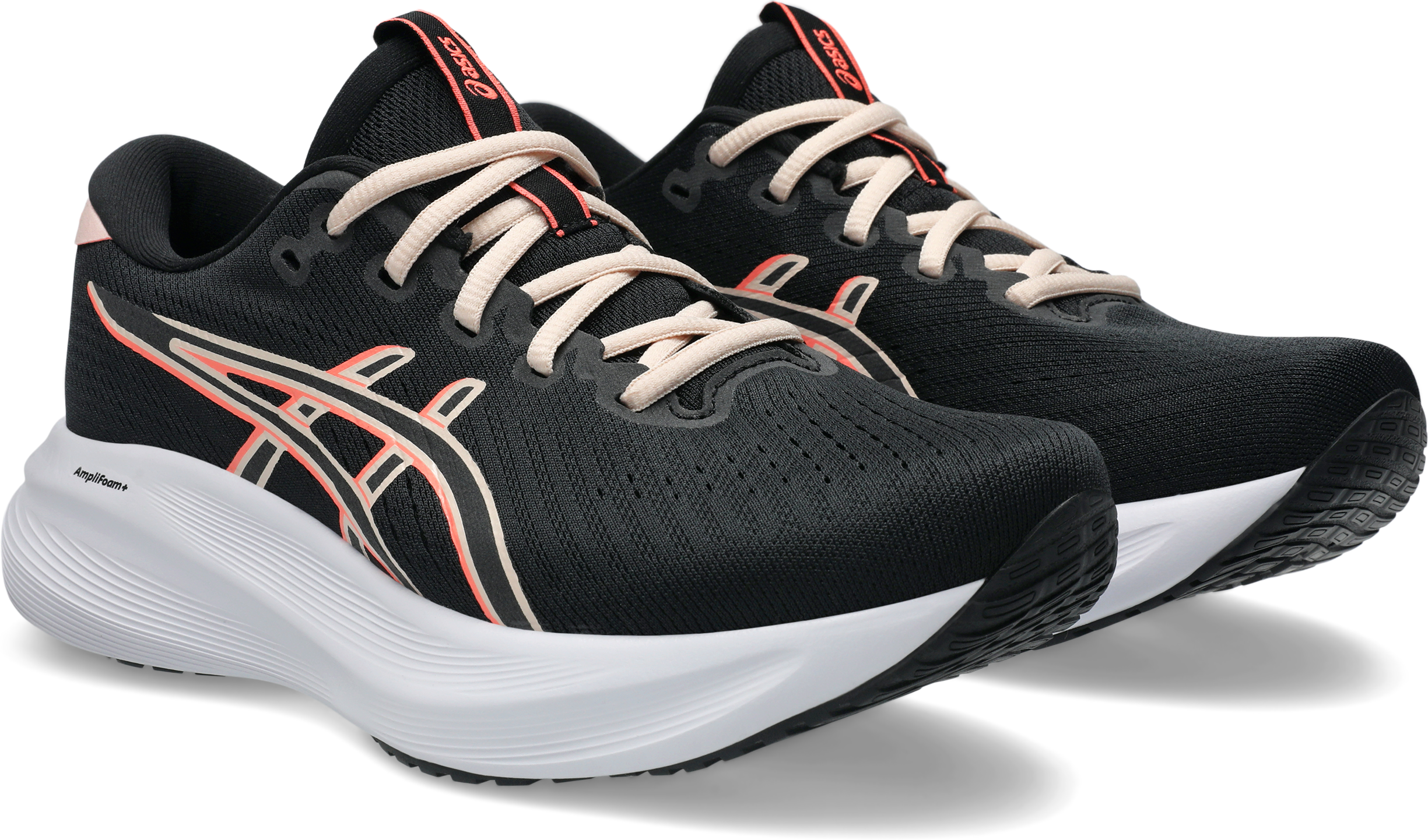 Laufschuh ASICS "GEL-EXCITE 11", Damen, Gr. 37,5, schwarz (schwarz, pearl pink), Synthetik, Schuhe Laufschuh schwarz, pearl pink 37,5