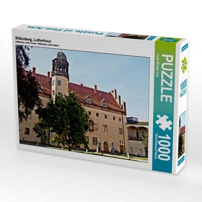 CALVENDO Puzzle Wittenberg, Lutherhaus | 1000 Teile Lege-Größe 64x48cm Foto-Puzzle für glückliche Stunden