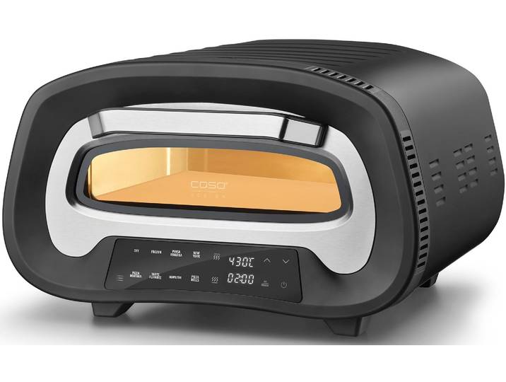 CASO Pizzaofen 2984 CASO PizzaChef 430 , schwarz, B:46cm H:29,5cm T:49,5cm, Pizzaöfen, Pizzaofen