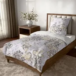 JERYMOOD Cotton Wendebettwäsche Ornament BW Jersey Interlock Einzelbett, 2tlg.