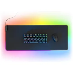 Hyte CNVS Gaming Mauspad, ARGB - schwarz (XXL), Mausmatte, Schwarz