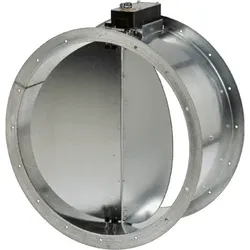 Helios Rohr-Verschlussklappe RVM 500 ? DN 500 ? motorbetätigt ? Stahlblech ? Mon...