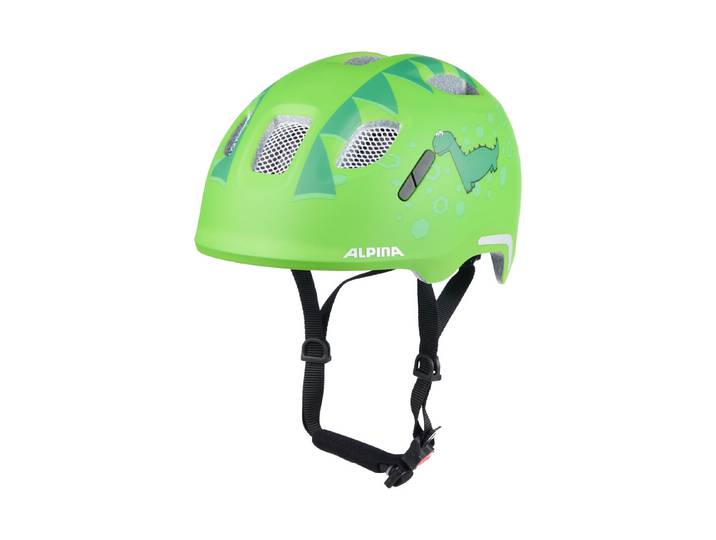 Alpina Velohelm Ximo 2 Flash Dino 49 - 54 cm Grün