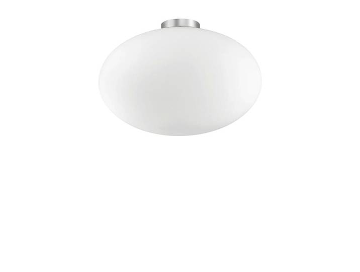 Ideal Lux Deckenleuchte Candy, Weiß, Glas, 40x25 cm, Lampen & Leuchten, Innenbeleuchtung, Deckenleuchten, Deckenleuchten
