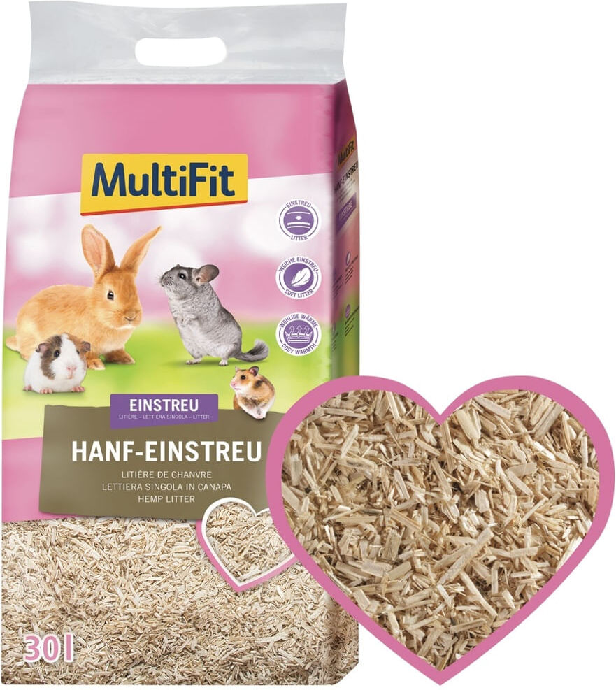 Multifit Lettiera Fibra Canapa 30L
