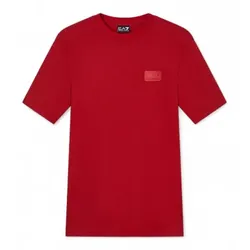 EA7 für Herren. 7M001357_AF13862 Lux Identity T-shirt rot (XXL), Lässig, Viskose, Kurzarm