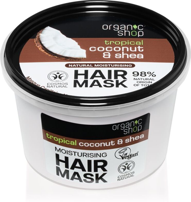 Organic Shop Natural Coconut & Shea masque cheveux intense pour un effet naturel 250 ml