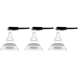Paulmann, Einbauleuchte, Einbauleuchte Nova Set (GU10, Aluminium)