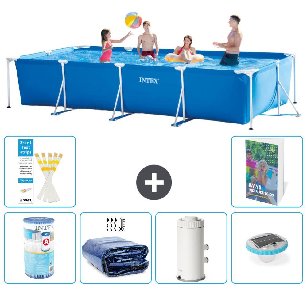 Rechteckiger Frame Pool - 450x220x84 cm - 5-teilig S101