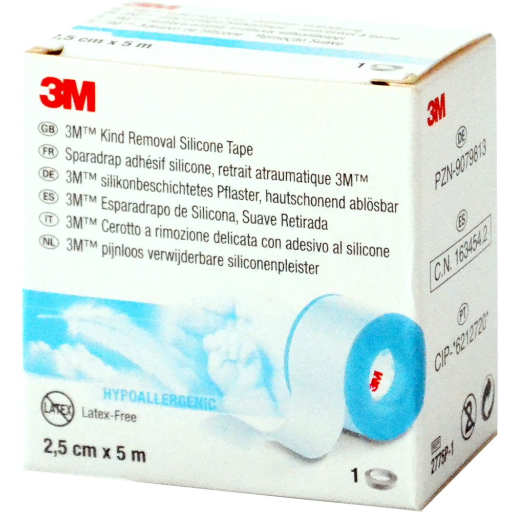 Solventum Germany GmbH 3m silikonbeschichtetes Pflaster 2,5 cmx5 m Rollen 09079813