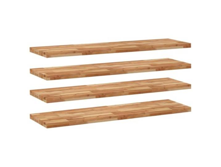 HKTMGDNG Schweberegal 4er Set Akazie Massivholz Wandboard 160x40cm Vielseitige Echtholz Wandbretter für Schlafzimmer, Küche & Wohnzimmer. Geölte Oberfläche schützt vor Feuchtigkeit.