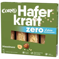CORNY Müsliriegel Haferkraft Haselnuss zero
