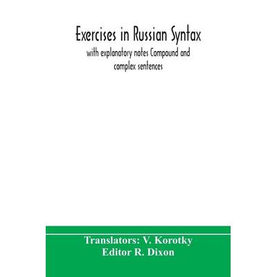 Exercises In Russian Syntax, Taschenbuch von , Alpha Editions, 978-93-5417-137-6